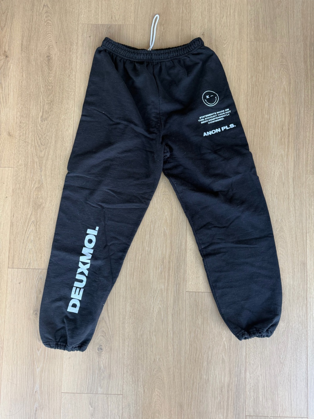 Deux Moi Anon Pls. Sweatpants, L